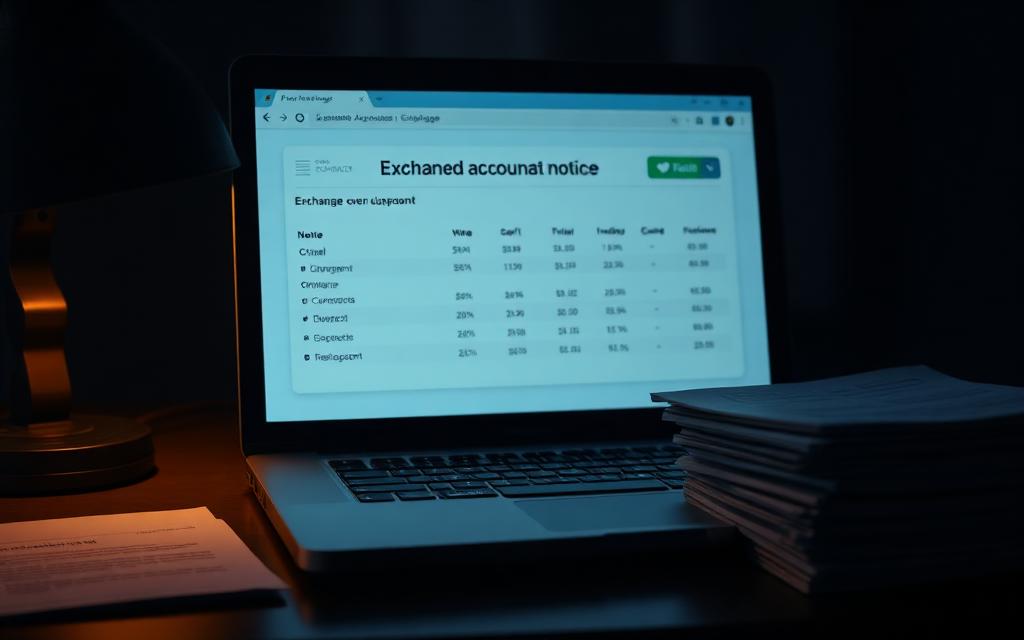 Illustration: Exchange account frozen for source-of-funds